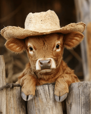 Calf Cowboy Cowhand