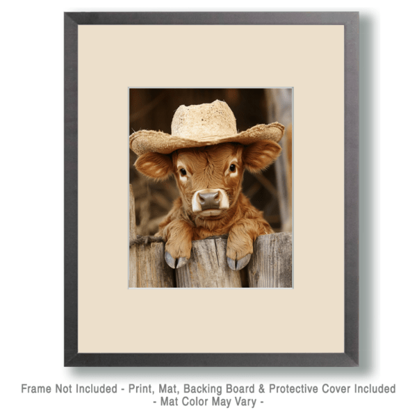 Calf Cowboy Cowhand Art