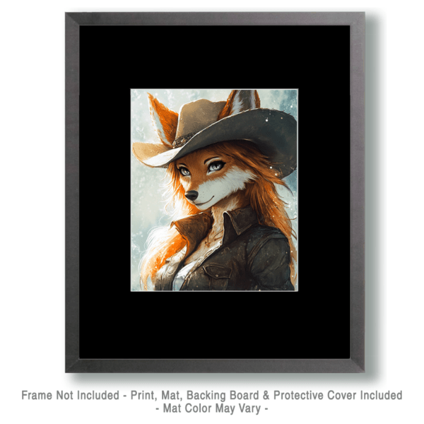 Foxy Cowgirl Art