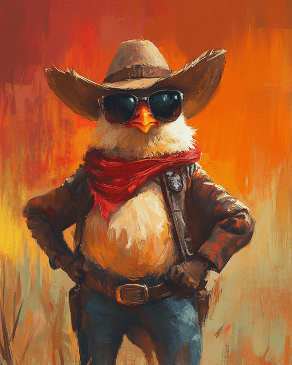 Chicken Cowboy Ranch Foreman