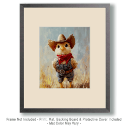 Cowboy Chick Ranch Hand Art