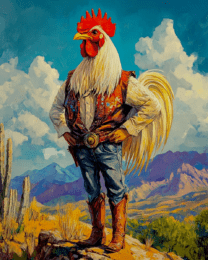 Cowboy Chicken Dude