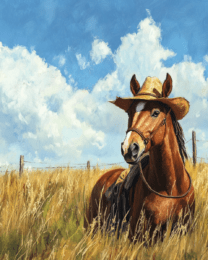 Horse with Hat