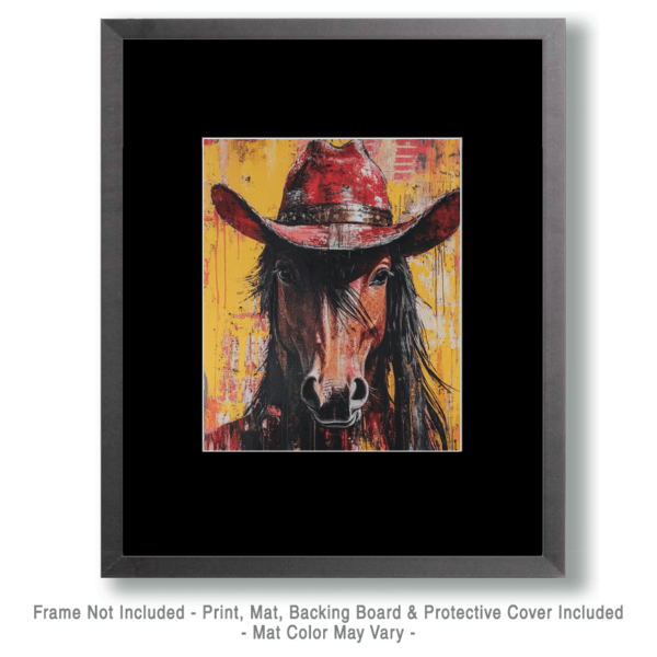 Cowboy Horse Outlaw Art