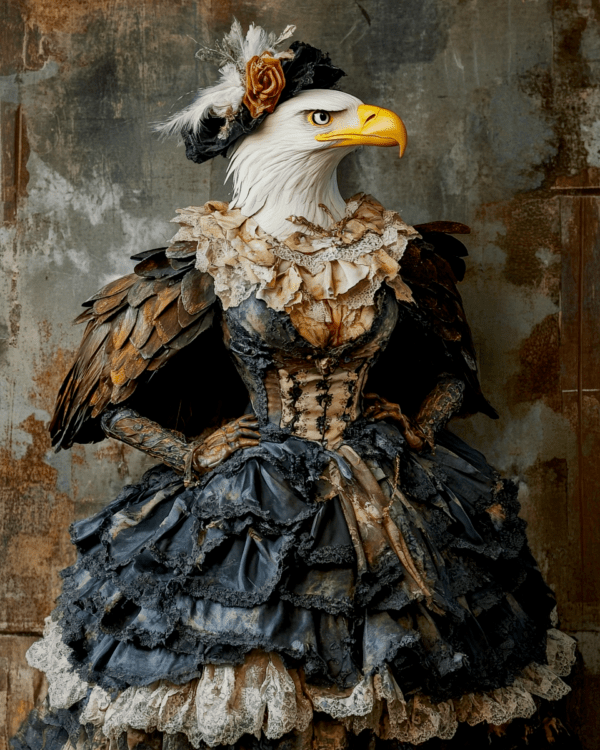 Proud Bald Eagle Lady