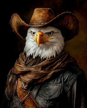 Bald Eagle Cowboy