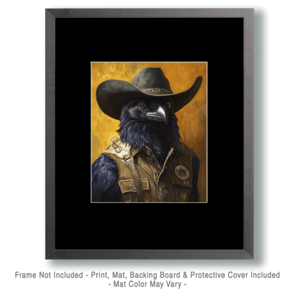 Raven Cowboy Art