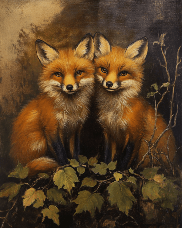 Pair of Foxes