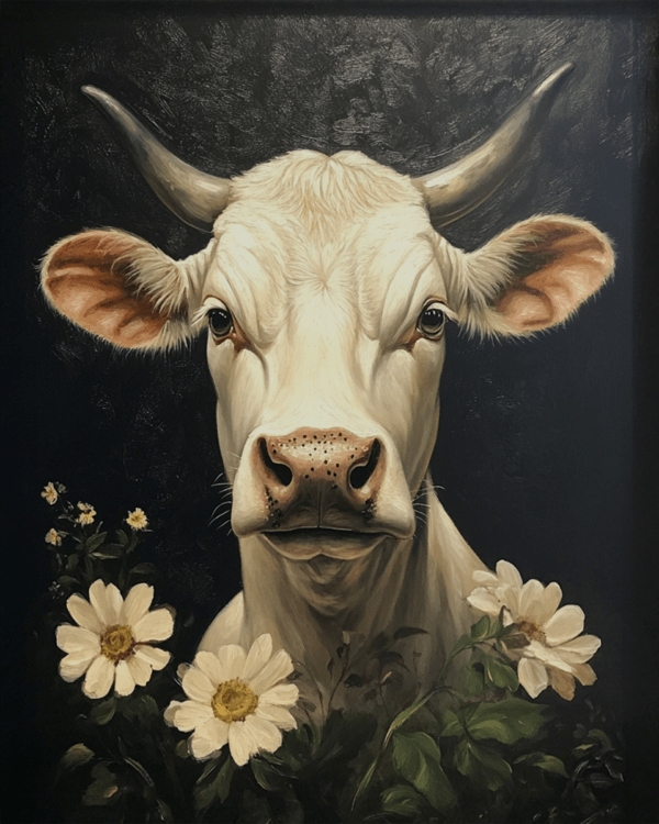 White Bull Portrait