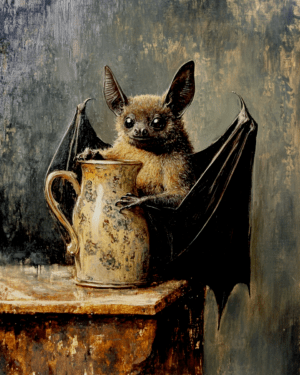 Bat and Vase