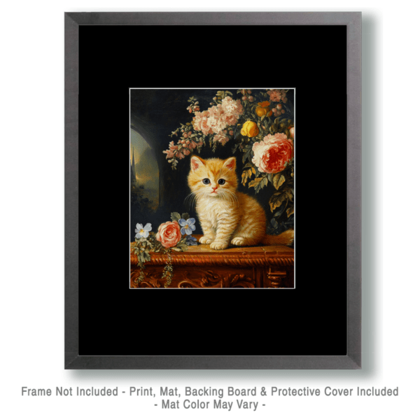 Vintage Ginger Kitten Art