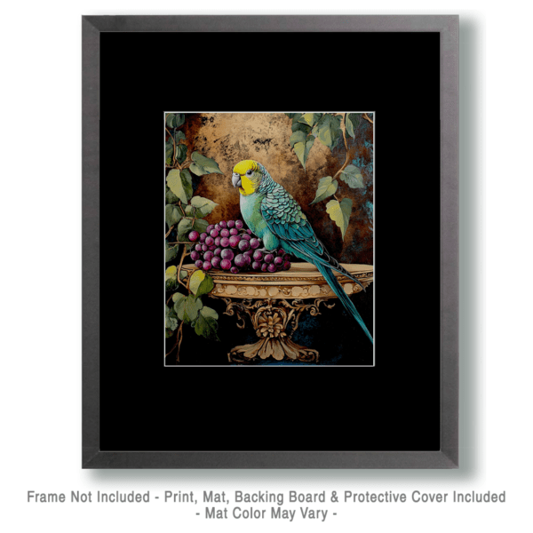 Vintage Parakeet Art