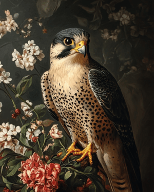 Vintage Peregrine Falcon