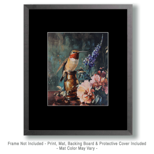 Vintage Hummingbird Art