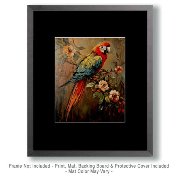 Vintage Parrot Art