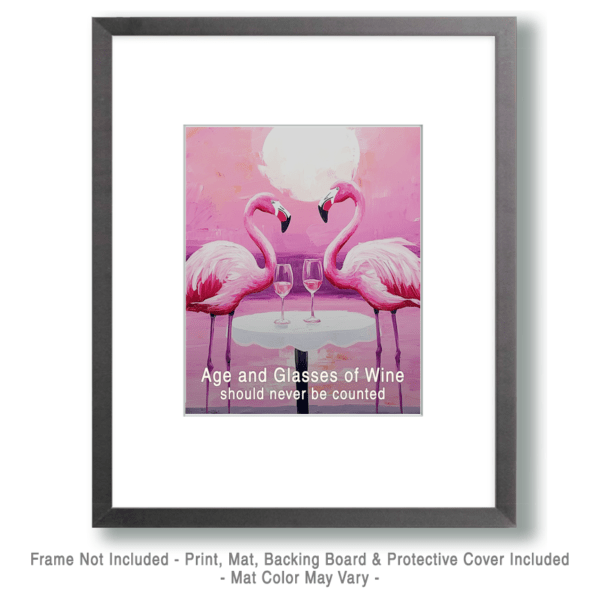 Flamingos - Age and Wine Poster