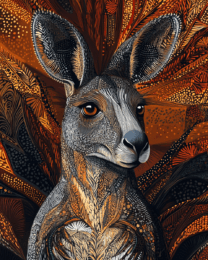 Kangaroo Portrait