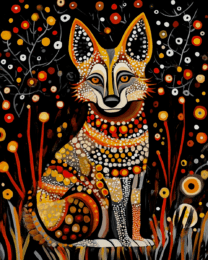 Folk Art Dingo