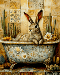 Jackrabbit in Bathtub