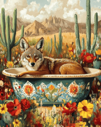 Coyote in a Bathtub