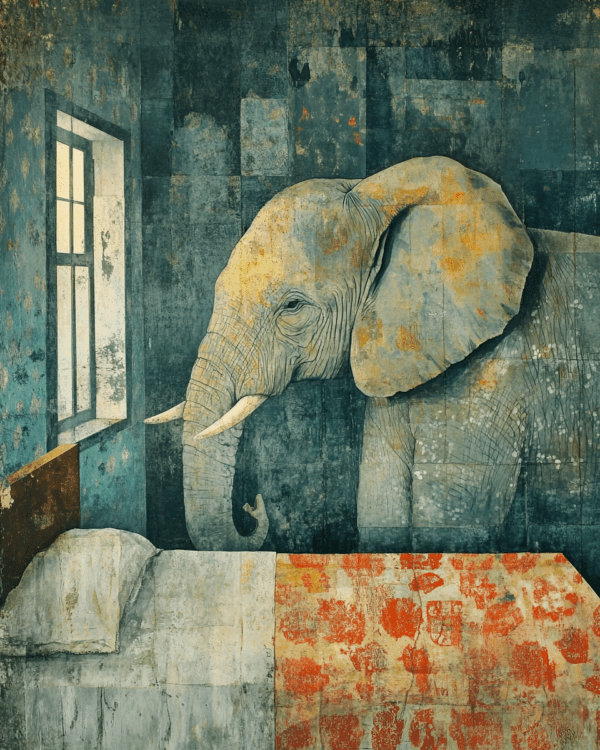 Elephant Bedroom Wall Art