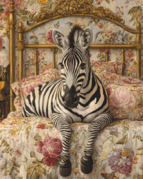 Zebra in Bed