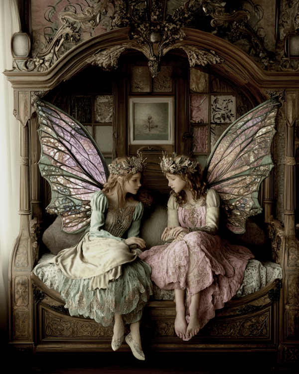 Two Fairies Telling Secrets