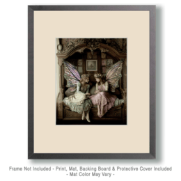 Two Fairies Telling Secrets Art
