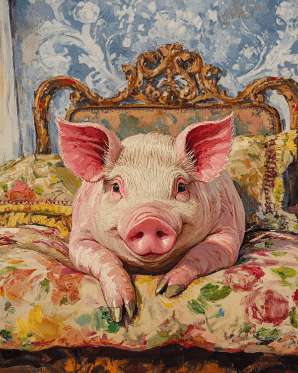 Pig in Bed