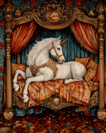 Unicorn in Bed