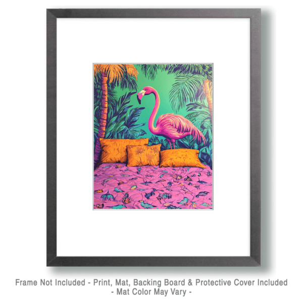 Pink Flamingo Wall Art