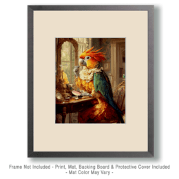 Parrot with Makeup Art