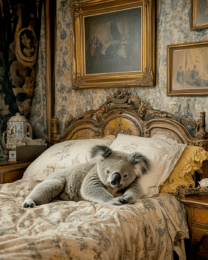 Koala in Bed