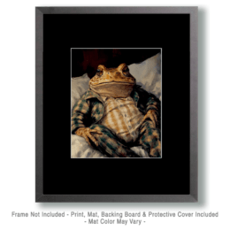 Toad in Bed Art
