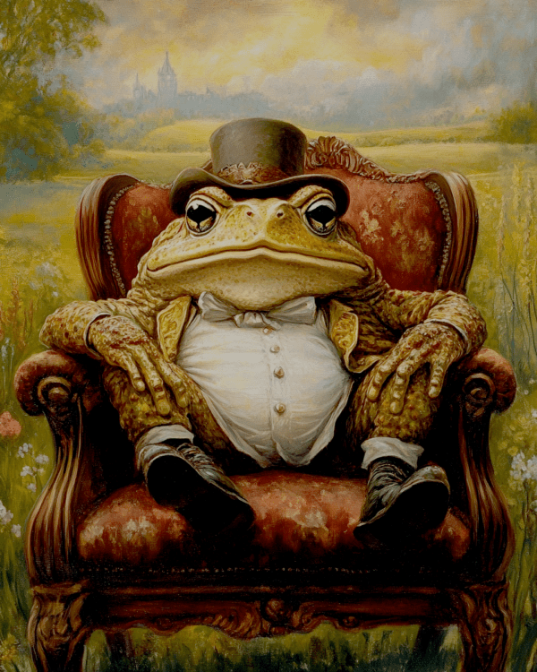 A Toad in a Lounge Chair