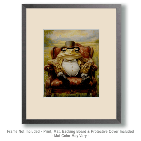 A Toad in a Lounge Chair Art