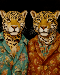 Two Jaguars in Pajamas