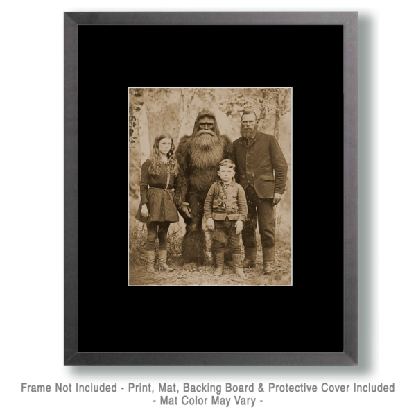 Bigfoot Family Portrait Art