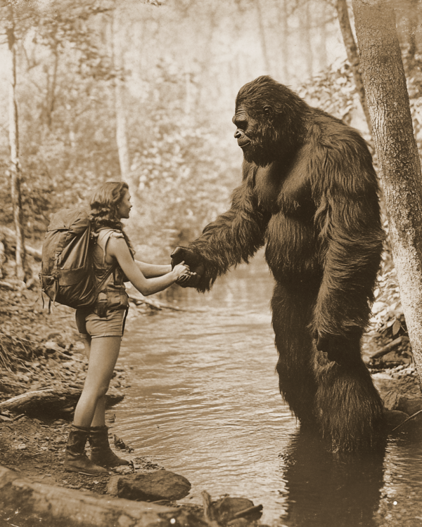 Bigfoot Giving Directions