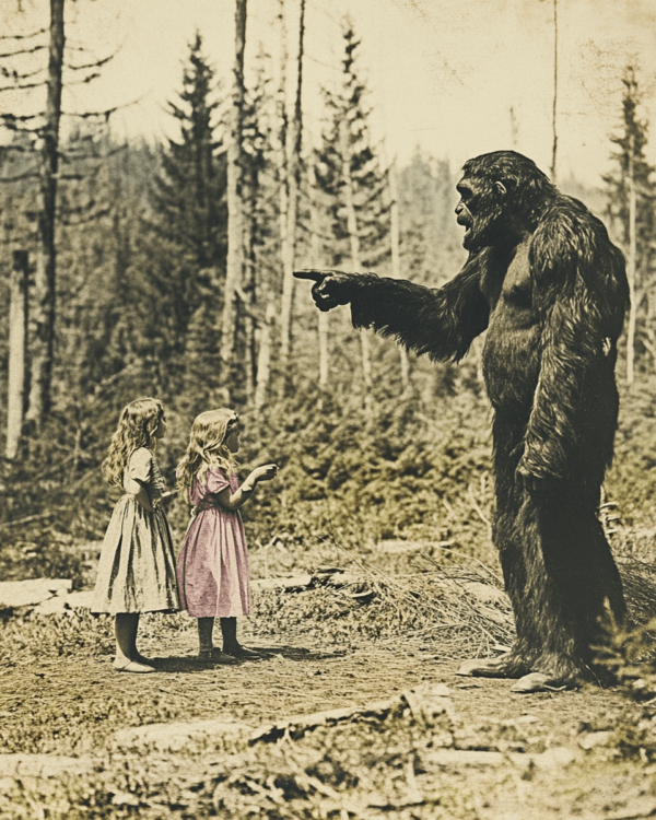 Bigfoot Giving Directions