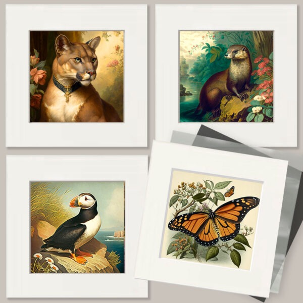 Vintage Wildlife Art