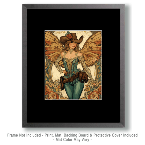 Southwest Cowgirl Fairy Art