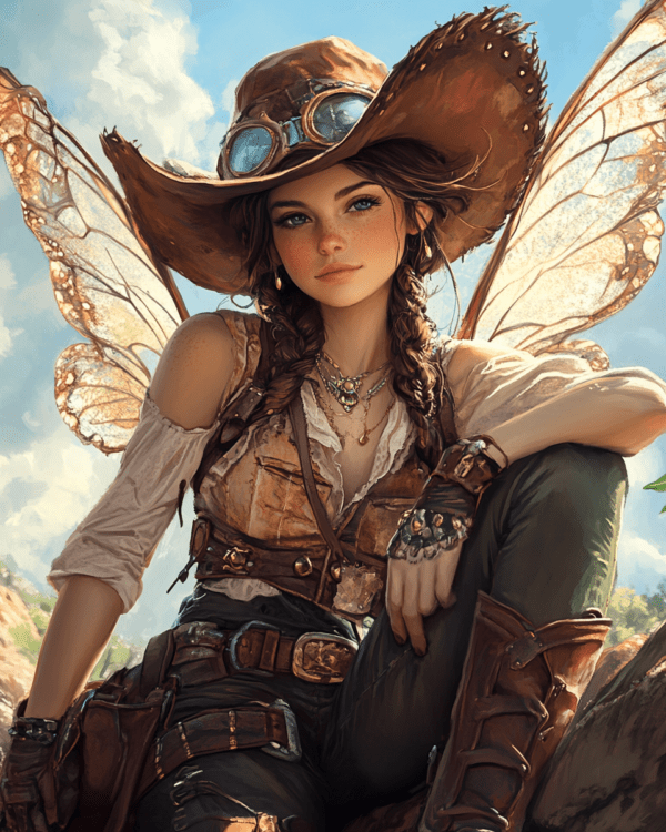 Modern Cowgirl Fairy