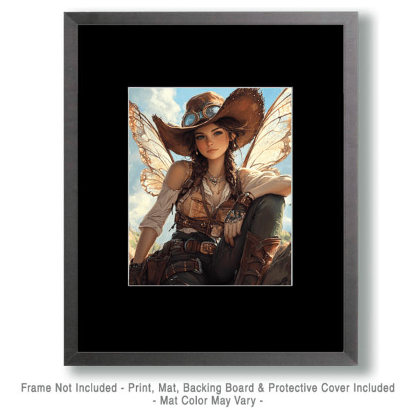 Modern Cowgirl Fairy Art