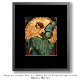 Nouveau Dreaming Fairy Art