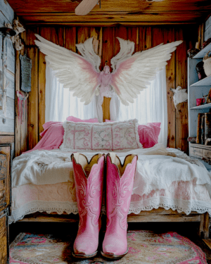 Pink Fairy Cowgirl Bedroom