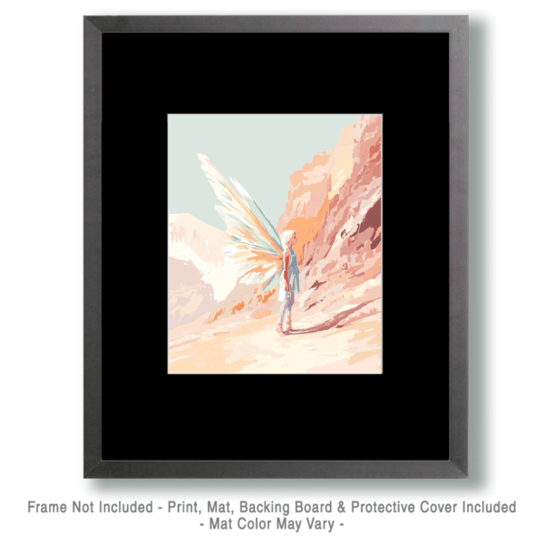 Pastel Canyon Fairy Art