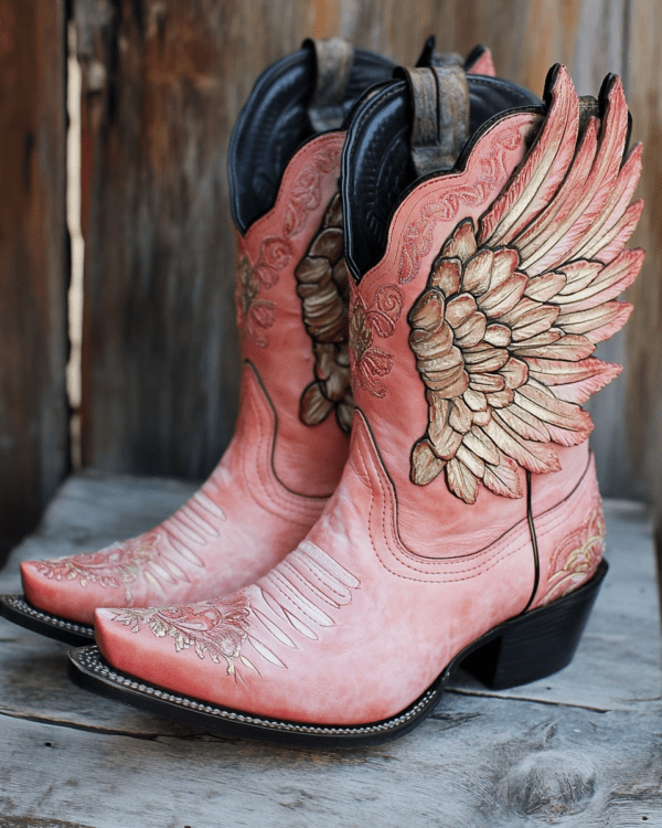 Pink Fairy Cowgirl boots