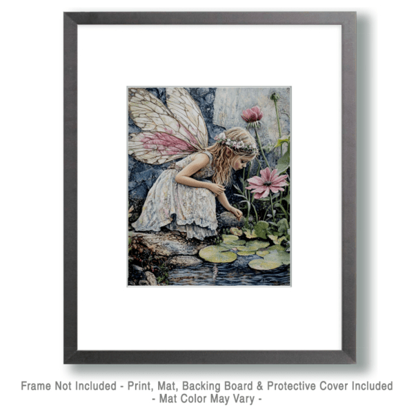 Fairy in Lilypads Art