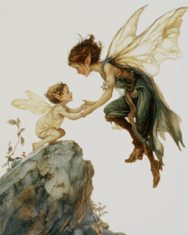 Fairy Mom and Baby